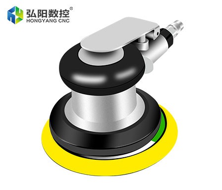 5-Inch Pneumatic Track Sander 125mm Round Air Woodworking Sander Handheld Polishing Machine Grinder Pneumatic Tools